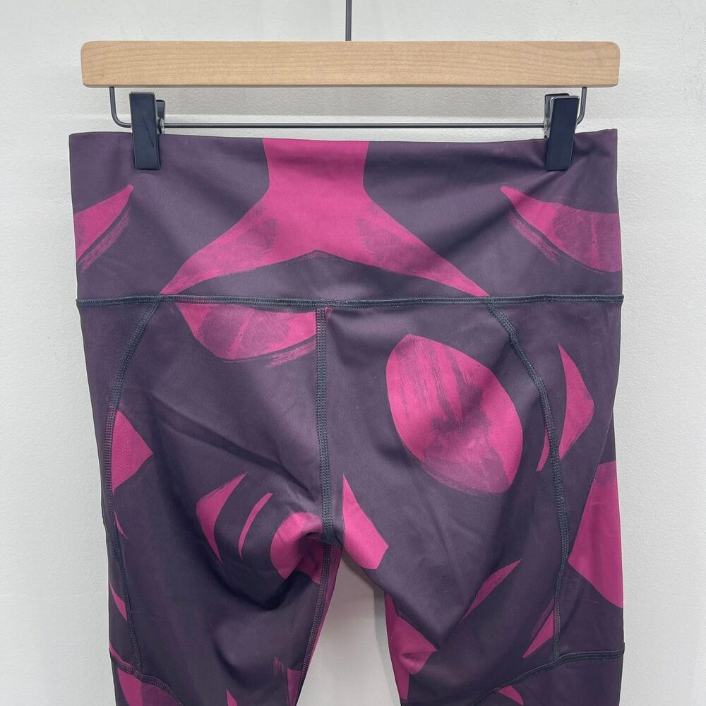 Lululemon All Sport Crop Womens 8 Luxstreme Back Spin‎ Stroke Purple W6F62S - Picture 4 of 6